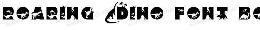 Roaring Dino Font Bo字体转换
